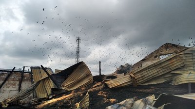 Три прильоти по одній точці. У Вознесенську, що на Миколаївщині, показали наслідки ракетного удару