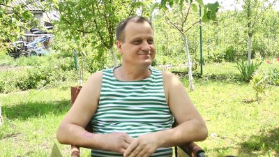 «Я знаю, що був там по ділу», – історія пораненого захисника Гостомеля з Хмельниччини