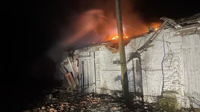 Російські війська ударними БпЛА атакували Жадове на Чернігівщині