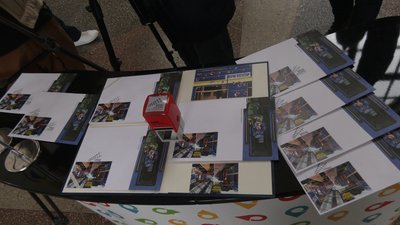 У Франківську погасили марку до Дня залізничника із серії "Героїчні професії" У Франківську погасили марку до Дня залізничника із серії "Героїчні професії"