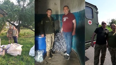 Волонтери з Тернопільщини та Хмельниччини передали військовим 3,5 тонни допомоги