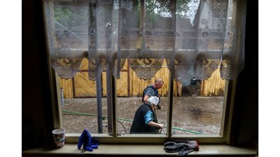 Евакуація. Фоторепортаж Евакуація. Фоторепортаж