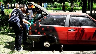 Харків під обстрілом РФ: поранені двоє людей на Салтівці Харків під обстрілом РФ: поранені двоє людей на Салтівці