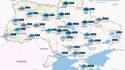 Вихідними у Полтаві дощитиме