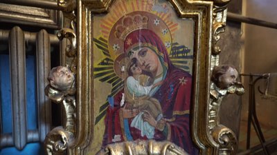 Ікона Матері Божої в Свято-Миколаївському соборі у Кременці на Тернопільщині Ікона Матері Божої в Свято-Миколаївському соборі у Кременці на Тернопільщині
