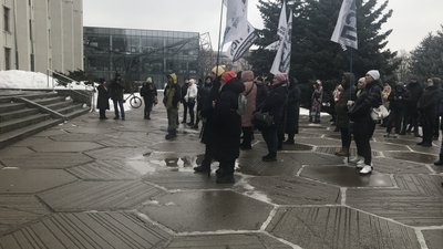 У Полтаві підприємці протестували проти обов’язкового використання касових апаратів