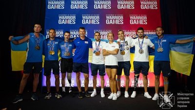 Спортсмени з Одещини стали чемпіонами на "Іграх воїнів-2022" Спортсмени з Одещини стали чемпіонами на "Іграх воїнів-2022"