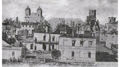 У Станиславові під час Мармулядової пожежі згоріло більше третини міста У Станиславові під час Мармулядової пожежі згоріло більше третини міста