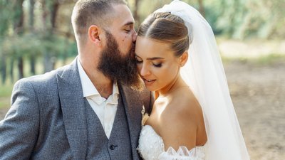 Весільне фото Олени та В'ячеслава