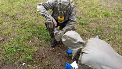 У місті Покров надзвичайники зібрали понад 200 грамів розлитої ртуті