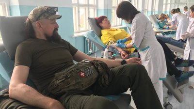 Олександр Васильєв, боєць "Госпітальєрів", донор Олександр Васильєв, боєць "Госпітальєрів", донор