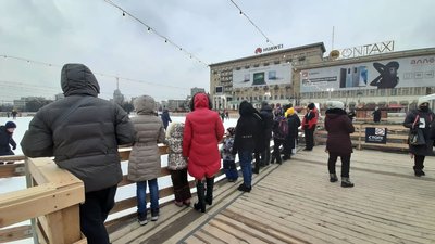 Що працює на майдані Свободи у Харкові під час локдауну: фото Що працює на майдані Свободи у Харкові під час локдауну: фото