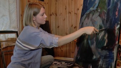 Зображує емоції на полотнах. Художниця Тетяна Домненко. СУСПІЛЬНЕ | ЛЮДИ