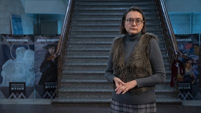 У Дніпровському художньому музеї провели урок для школярів У Дніпровському художньому музеї провели урок для школярів