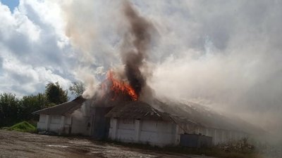Загорілися склади з зерном: росіяни з мінометів обстріляли дві громади Сумщини