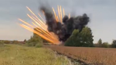 Знешкодження бойової частини ракети у полі на Вінниччині