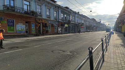 У Тернополі в центрі на три дні перекрили дорогу У Тернополі в центрі на три дні перекрили дорогу