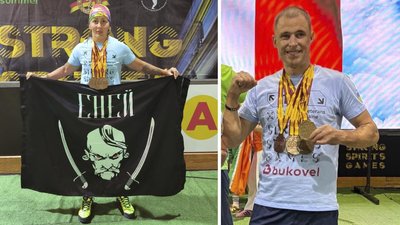 Оксана Савченко і Андрій Казарин