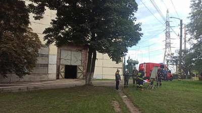 На Івано-Франківщині горить турбіна на Бурштинській ТЕС На Івано-Франківщині горить турбіна на Бурштинській ТЕС