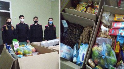 Смаколики та теплі речі зібрали кропивничани для бійців
