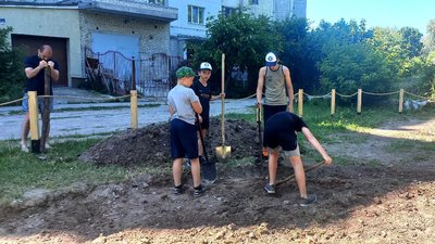У Сумах облаштовують майданчик для занять з пляжної боротьби