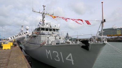 Україна отримала від Нідерландів протимінний корабель Генічеськ