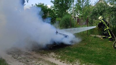 горів автомобіль