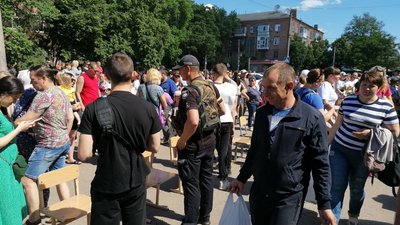 У Кропивницькому міжнародний фонд роздав переселенцям 40 тонн харчів