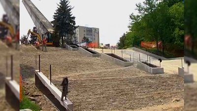 У Тернопільському парку Національного відродження нові сходи облаштують пандусом