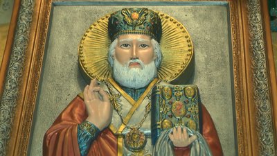 Запорізька церква отримала об'ємну ікону Миколая Чудотворця