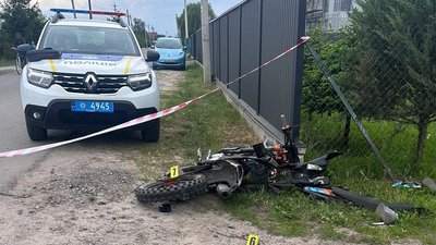 Аварія у Ковелі на вулиці Василя Стуса, де збили мотоцикліста