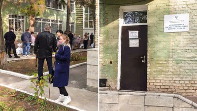 Біля приміщення міської ТВК у Кропивницькому утворилася черга