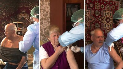 У Кропивницькому від коронавірусу вакцинують тих, хто не може прийти в лікарню