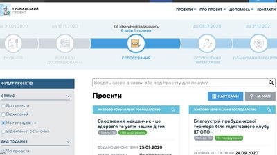 У Хмельницькому за гроші з бюджету участі змагається 67 проєктів