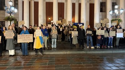 Акція протесту проти Труханова в Одесі
