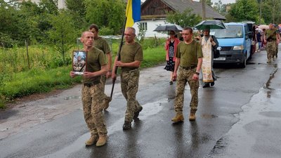 Прощання з Василем Сербою у Корюківці Прощання з Василем Сербою у Корюківці