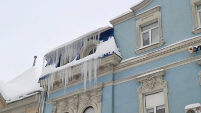 бурульки, зима