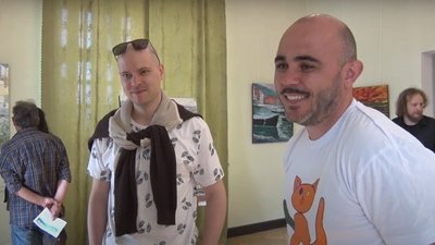 Тернопільський художник Сергій Декалюк поділився враженнями від виставки Тернопільський художник Сергій Декалюк поділився враженнями від виставки