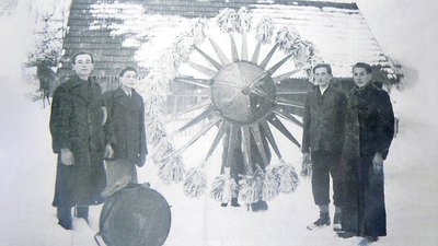 Традиційна звізда на вертепі в селі Мацьковичі Традиційна звізда на вертепі в селі Мацьковичі