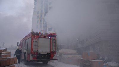 В Одесі горіла новобудова, одна людина загинула