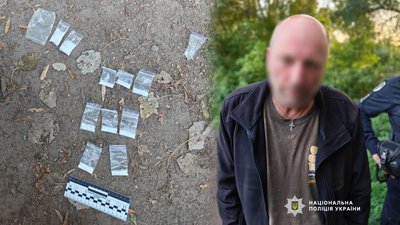 Закладки знайшли у чернігівця: підозрюваному загрожує до 8 років позбавлення волі