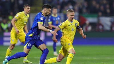 Олександр Зінченко відіграв майже 80 хвилин у матчі проти Боснії і Герцеговини,