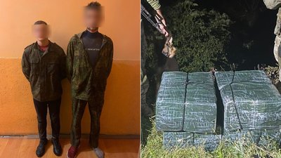 Майже 2 тисячі пачок сигарет виявили у двох закарпатців у гідрокостюмах біля кордону з Румунією