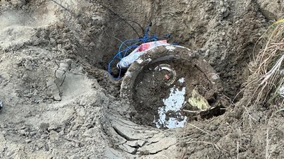 Вибухотехніки поліції Сумщини знищили трьохсоткілограмову частину російської ракети