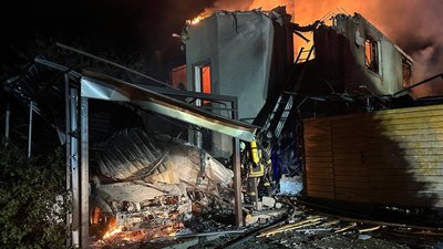 Атака РФ на Одесу 17 вересня 2026 року, житловий будинок, пожежа