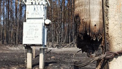 У постраждалому від пожеж Дворічанському районі Харківщини відновлюють електропостачання