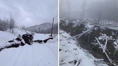 На Закарпатті стався зсув ґрунту