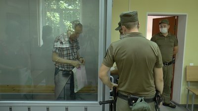 Обвинувачений Віктор Малий на судовому засіданні Обвинувачений Віктор Малий на судовому засіданні