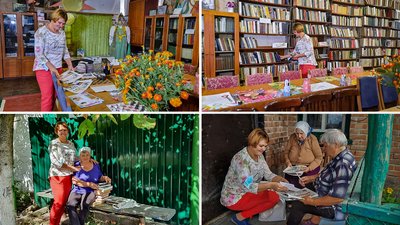 Читання з доставкою. Бібліотекарка з Кіровоградщини носить книги читачам додому Читання з доставкою. Бібліотекарка з Кіровоградщини носить книги читачам додому