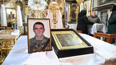 Похорон Сергія Лисака